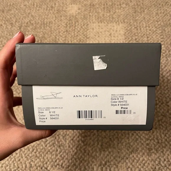 White Ann Taylor sandals - Picture 3 of 4